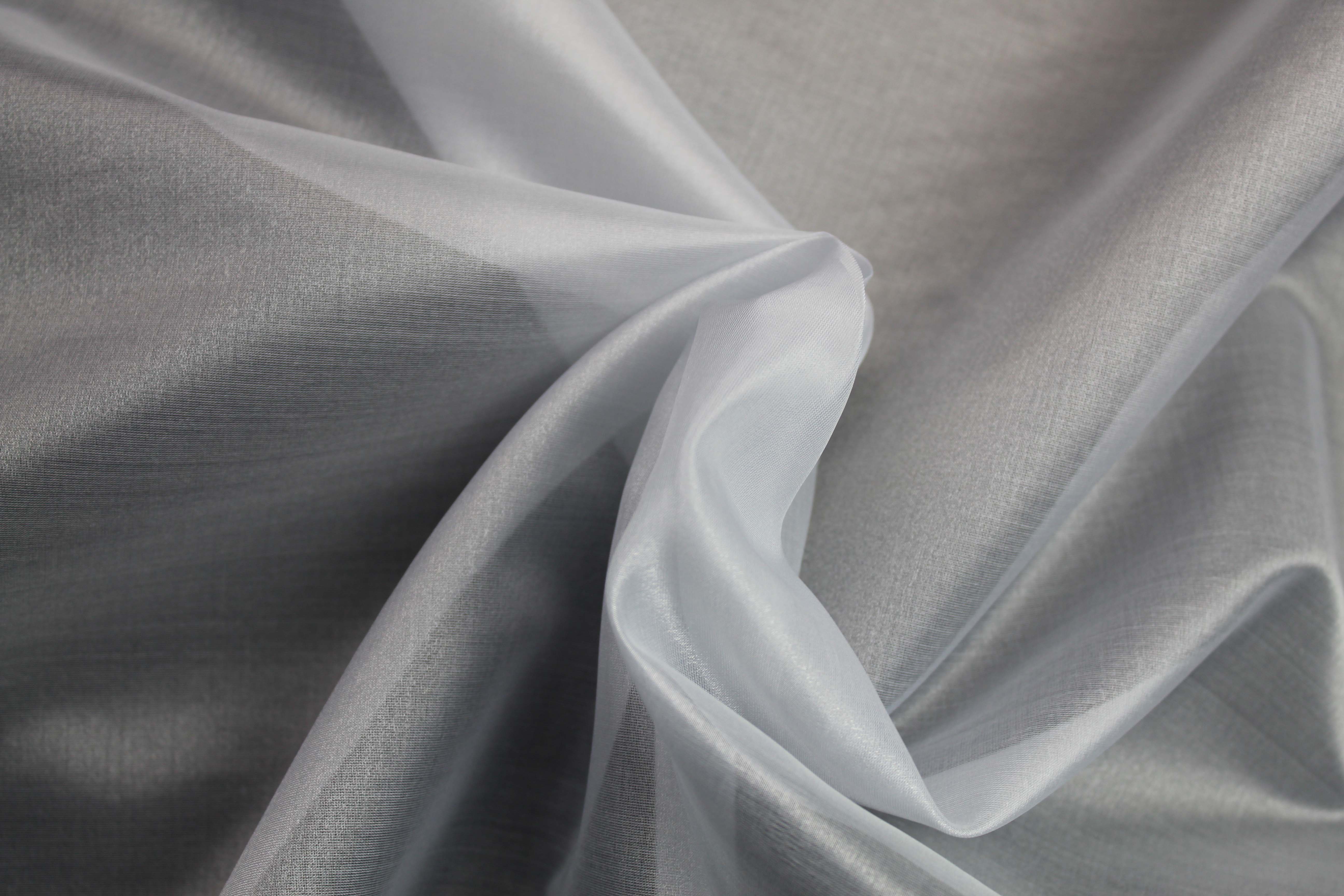 METALLIC ORGANZA - SILVER